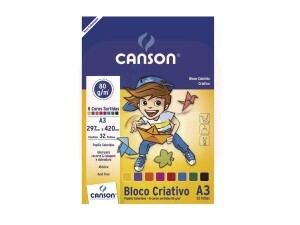 Bloco Para Pintura Canson A3 80G 32 Folhas