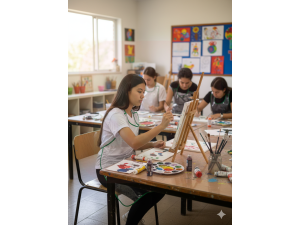 Avental Escolar de Plático